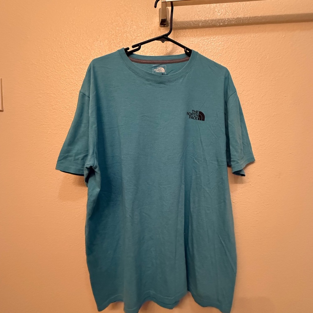 The North Face Men's Teal Short Sleeve Tee
